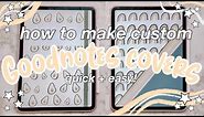 How to Make Cute GoodNotes Covers | Custom Notebook Covers 🥑🌈✨
