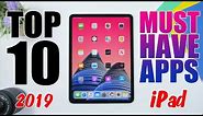 Top 10 MUST HAVE iPad Apps - 2019