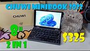 CHUWI Minibook 2022 Unboxing and Quick review! Cheap 8 inch 2 in 1 portable mini laptop!