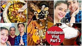 Vrindavan Vlog Part 2 | Banke Bihari Darshan | 🙏🙏#vlogs PV124