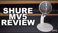 Shure MV5 Condenser Mic Review / Test