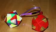 Origami - Boule de Noël - Christmas Ornament [Senbazuru]