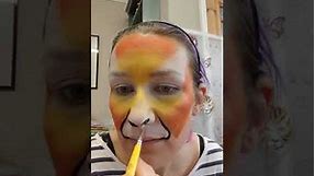 Easy Tiger Face Painting Tutorial