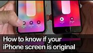 How to know if your iPhone screen is original - Apple Trade in program - True Tone Display