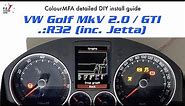 ColourMFA How to Install in VW Golf Mk5 GTI. ColorMFA in Golf Mk5 R32 TDI and 2.0L petrol PQ35