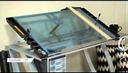 Studio Designs Futura Advanced Drafting Table with Side Shelf - Product Review Video