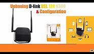 Unboxing D-link DSL 124 N300 & Configuration