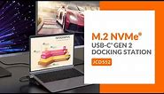 j5create M.2 NVMe USB-C® Gen 2 Docking Station | Model: JCD552
