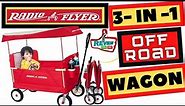 How to Install and Use "RADIO FLYER 3 in 1 Off-Road EZ Fold Wagon with Canopy"