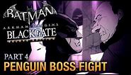 Batman: Arkham Origins Blackgate Walkthrough - Part 4 - Penguin Boss Fight [Deluxe Edition]