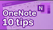 Microsoft OneNote | Ten Tips for OneNote