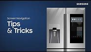 How to navigate the Family Hub panel on your refrigerator | Samsung US