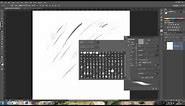 How to make a basic sketch pencil brush in adobe photoshop custom brush tutorial