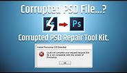 How to Repair Corrected PSD File By #supertechworld