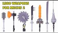 LEGO Weapons For Mechs Part2 - Detailed Build