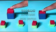 DIY Origami Mini Push Button Toy Tutorial | Paper Push Button Toy | Stress Buster Toy #origamibutton
