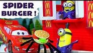 Halloween Minions McDonald's Trick Or Treat Spider Burger