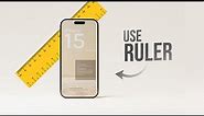 How to Use Ruler on iPhone (explained)