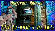How to make PS1 Graphics in UNREAL ENGINE 5 Beginner Tutorial