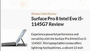 😎Surface Pro 8 Intel Evo i5-1145G7 Review