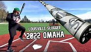 Hitting with the 2022 Omaha BBCOR | Louisville Slugger Baseball Bat Review