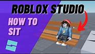 Roblox Studio How to Sit Down, Create a Place to Sit