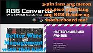 Deepcool RGB Convertor 3pin to 4pin hub & Cooler Master ARGB PWM Hub. Unboxing, Review and Tutorial