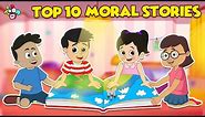 Top 10 Moral Stories | Animated Stories | English Cartoon | Moral Stories | PunToon Kids