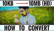 HOW TO CONVERT IMAGES KB TO MB | IN HINDI | SURAJ PHOTOGRAPHY