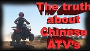 Chinese ATV review, how do they hold up to years of riding? 110cc ATV