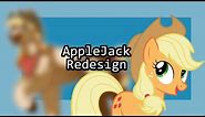 AppleJack Speedpaint -Redesigning MLP-