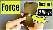 How to Force Restart iPhone 15 Pro Max and iPhone 15 Pro, 15 Plus (2 Ways)