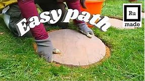 Installing stepping stones is easier than you think!