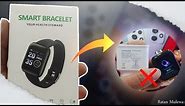 How to power on /How to charge smart bracelet D116