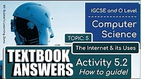 Cambridge IGCSE Computer Science - TEXTBOOK ACTIVITY 5.2 - Understanding the Blockchain