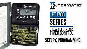 How to Set Up & Program the Intermatic ET1700 Series 7-Day Electronic Timer Control