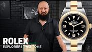 Rolex Explorer I Two Tone 124273 Watch Review | SwissWatchExpo