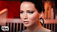 The Katniss Girl on Fire Dress Scene in the Hunger Games: Catching Fire | TBS
