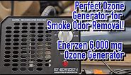 Perfect ozone generator for removing smoke odor (& more) in a car- Enerzen 6,000 mg Ozone Generator!