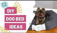 12 DIY Dog Bed Ideas!