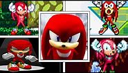 EVOLUTION OF KNUCKLES THE ECHIDNA DEATHS & GAME OVER SCREENS (1994-2018)