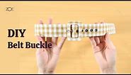 DIY Hand Cover Belt Buckle | Zoe DIY