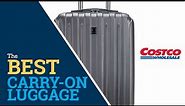 Best Carry-On Luggage for International Travel | Costco Delsey 20" Carbonite Carry-On Spinner Review