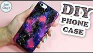 ❤ DIY ❤ GALAXY phone case! Easy phone case idea