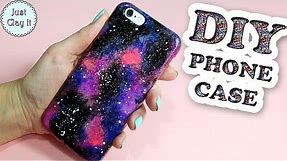 ❤ DIY ❤ GALAXY phone case! Easy phone case idea