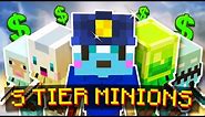 S TIER MINIONS for MONEY in Hypixel Skyblock!