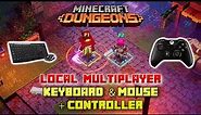 How To Play Local Multiplayer With A Keyboard & Mouse And A Controller, Minecraft Dungeons [For PC]
