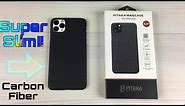 SUPER SLIM!! IPhone 11 pro max case: Carbon fiber
