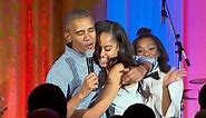 President Obama Serenades Daughter Malia for Her 18th Birthday During Last Fourth of July Party at t