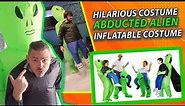 Inflatable Alien Abduction Costume - Contest Winner!! Funny Costume Ideas - Alien Carry Me Costume